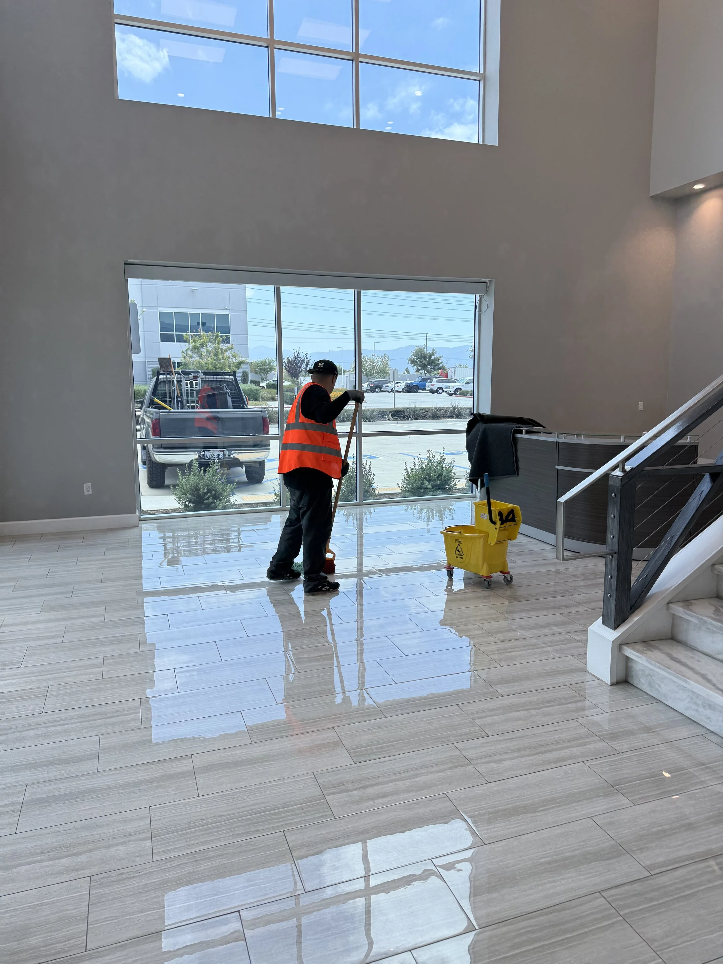 Vacant property cleanup and vegetation removal in Inland Empire California  Before and after vacancy cleaning at commercial property  Vacant lot cleanup and grounds maintenance service  Commercial vacancy exterior cleanup and debris removal  Vacant p
