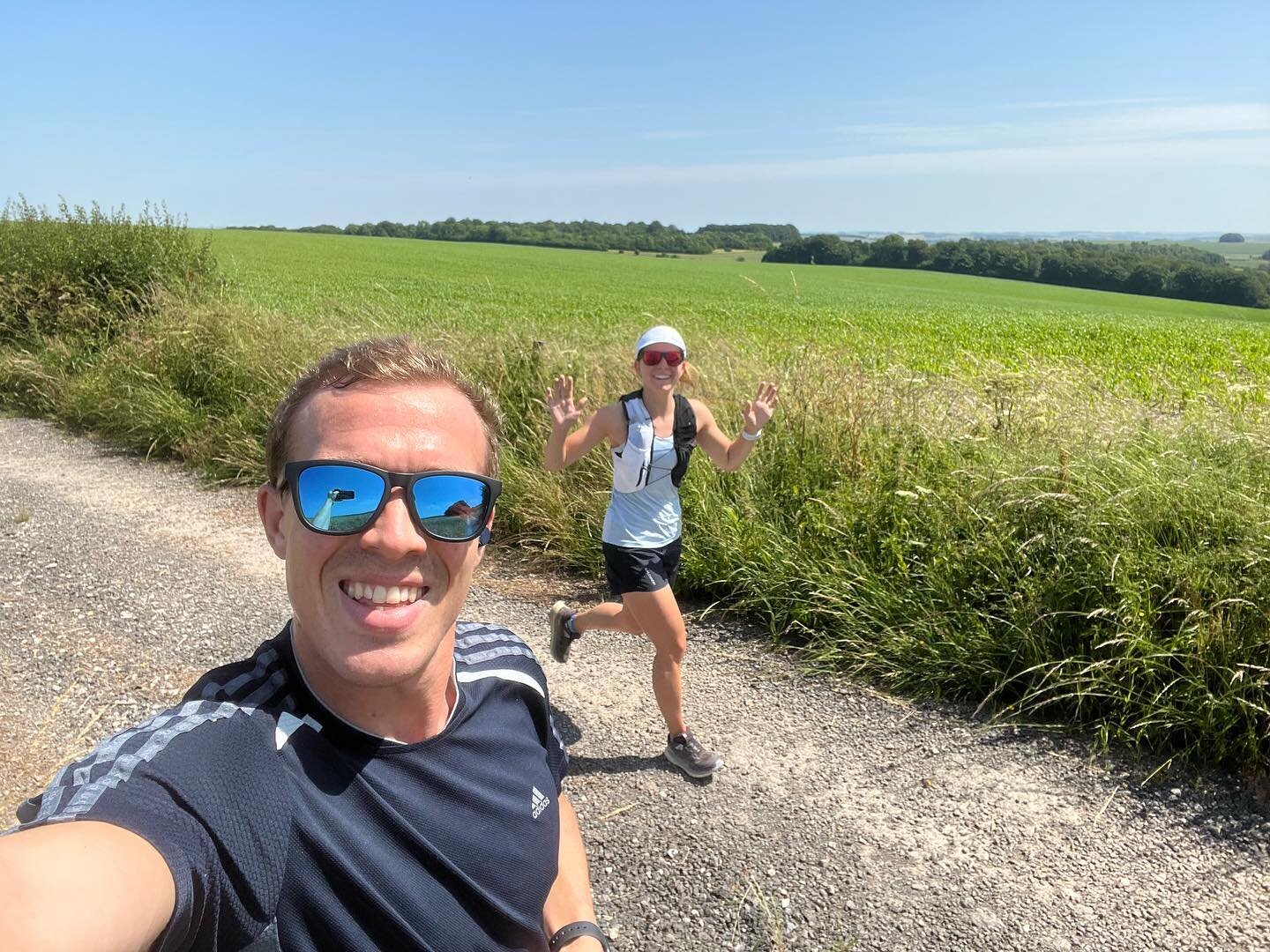 8 lovely trail miles with Alex today ☀️

It might look like I&rsquo;m enjoying myself, but I was definitely riding the struggle bus for the whole way 😅 it is absolutely boiling out there!

Feels like I&rsquo;m currently stuck in one of those patches