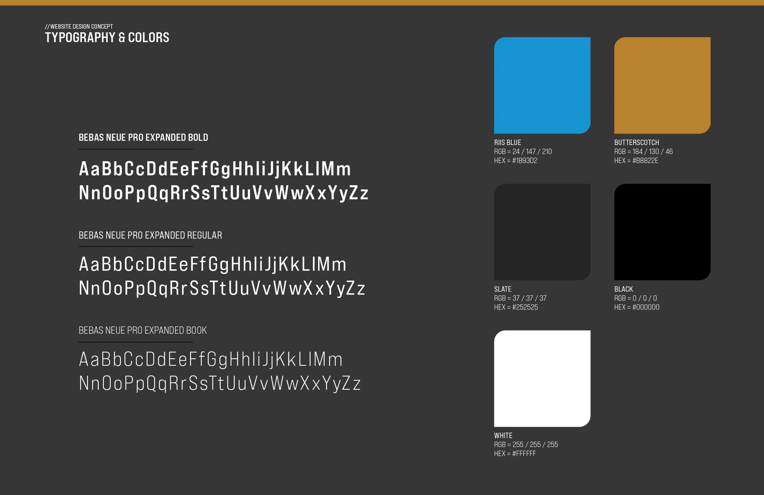 Typography and Colors