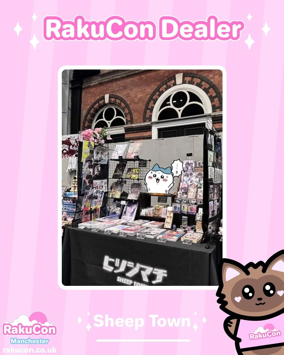 We're delighted to welcome back @the.sheeptown to RakuCon! πΈ Go check out their lovely items! π©·
#animeconvention #ukconvention #convention #comiccon #rakucon