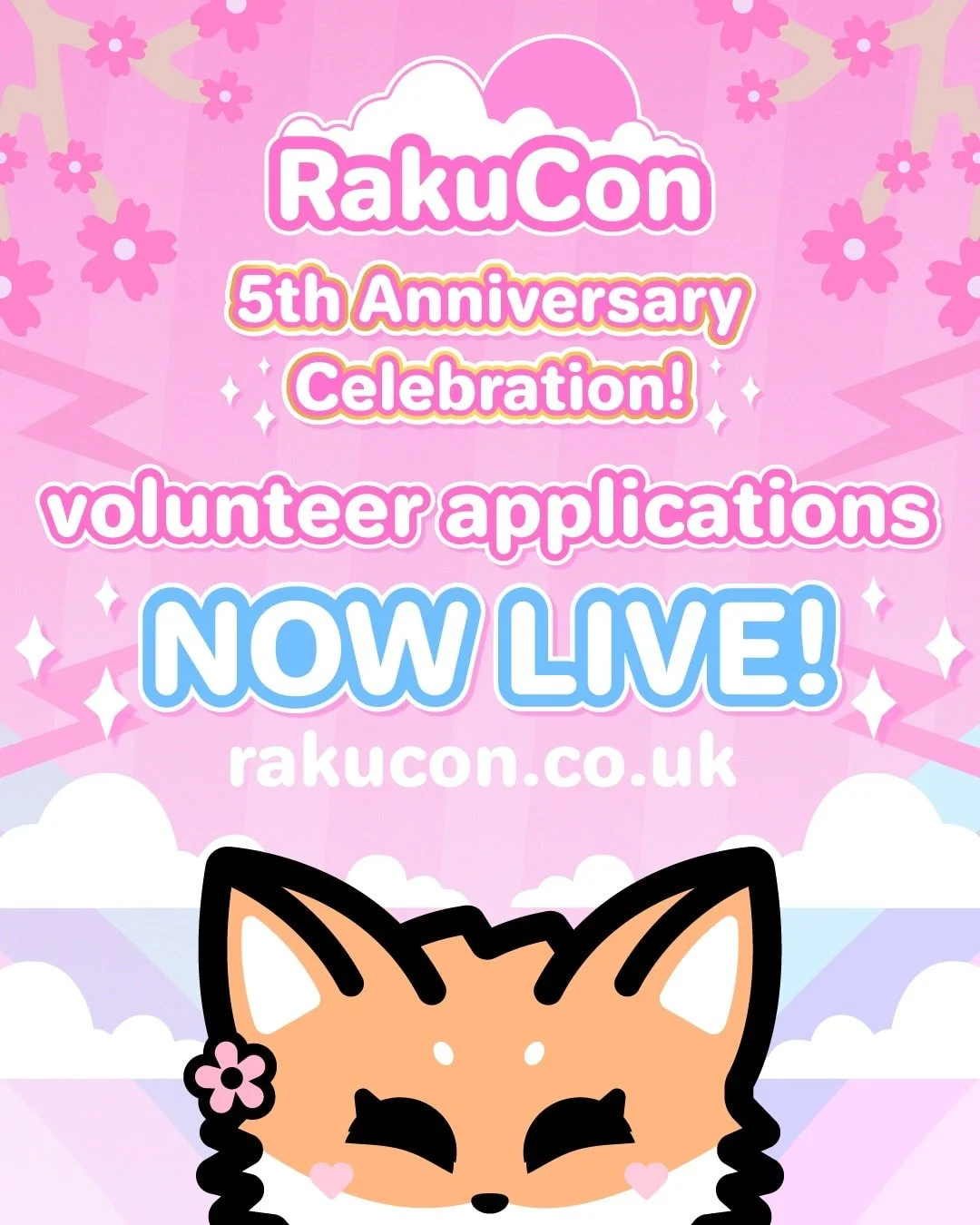 Want to help out at RakuCon? 🩷 Volunteer applications are now LIVE! 🎉 You can find the form on our website! 🌸

#animeconvention #ukconvention #convention #comiccon #anime