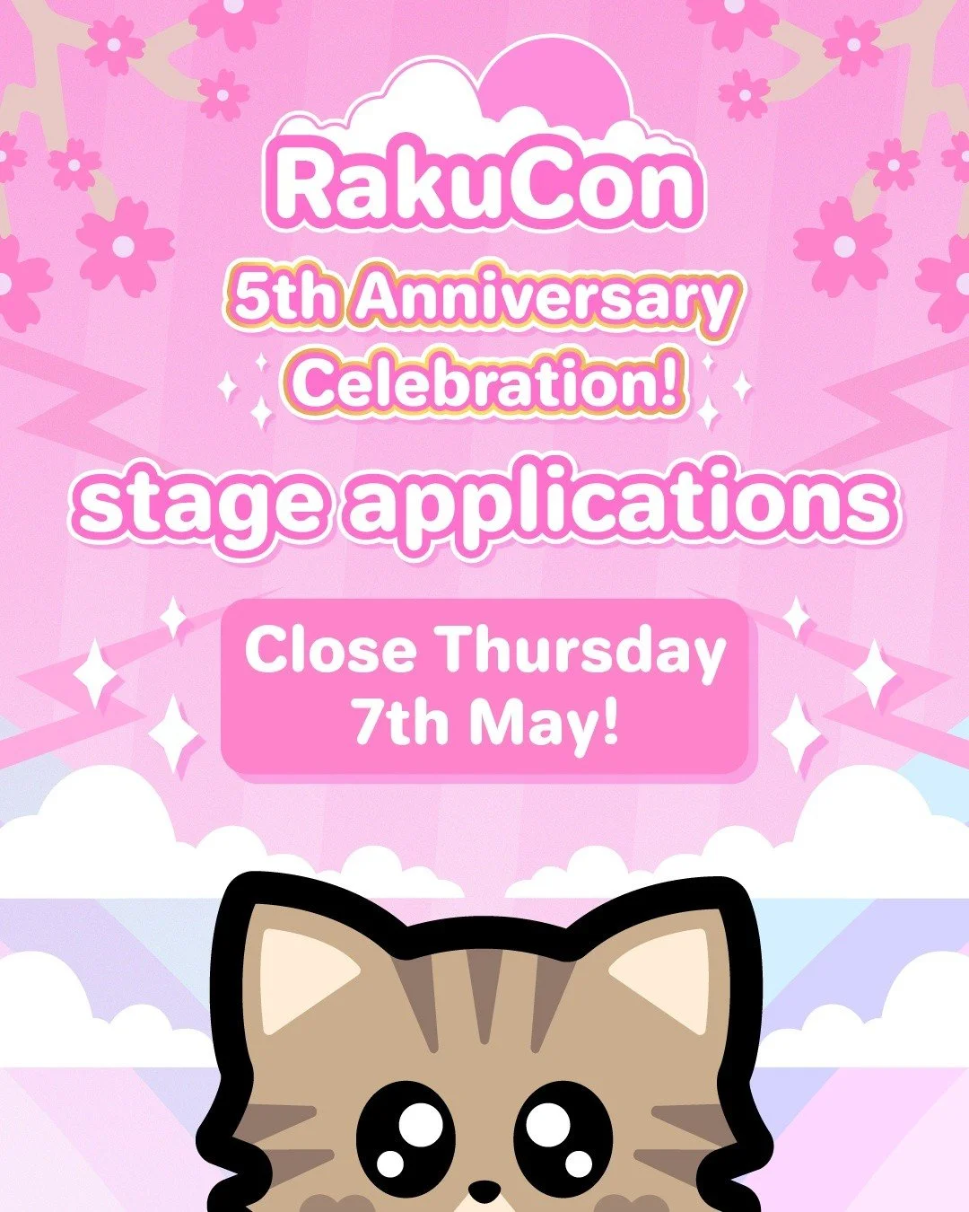 Performance and panel applications close on the 7th May! 🌸 You can find the application forms on our website! 💕

#animeconvetion #ukconvention #convention #comiccon #rakucon