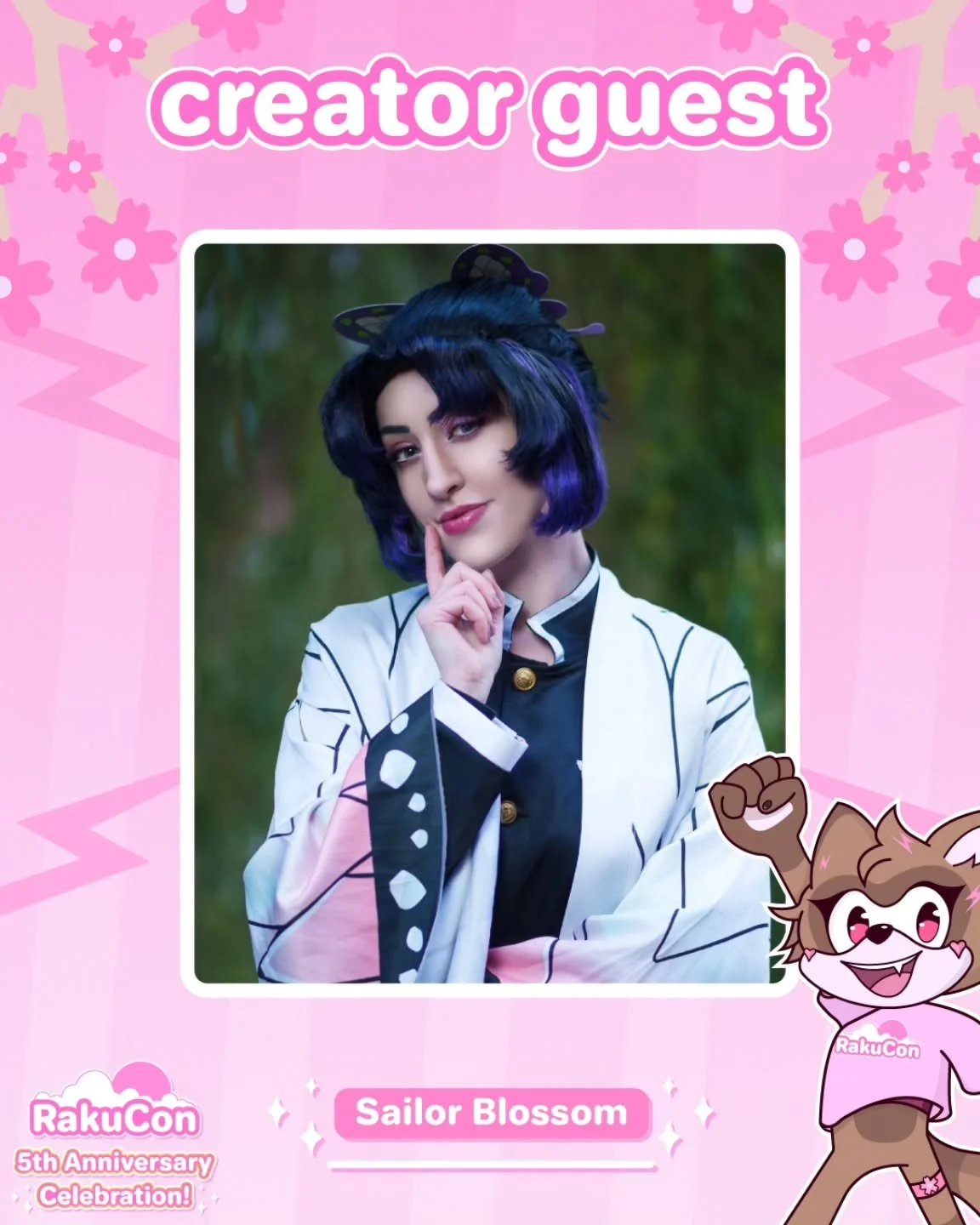 ✨ Creator guest announcement! ✨ 
We're excited to announce that @_sailorblossom will be joining us at RakuCon! 🌸

📸 by @sdoran468

#convention #animeconvention #ukconvention #comiccon #rakucon