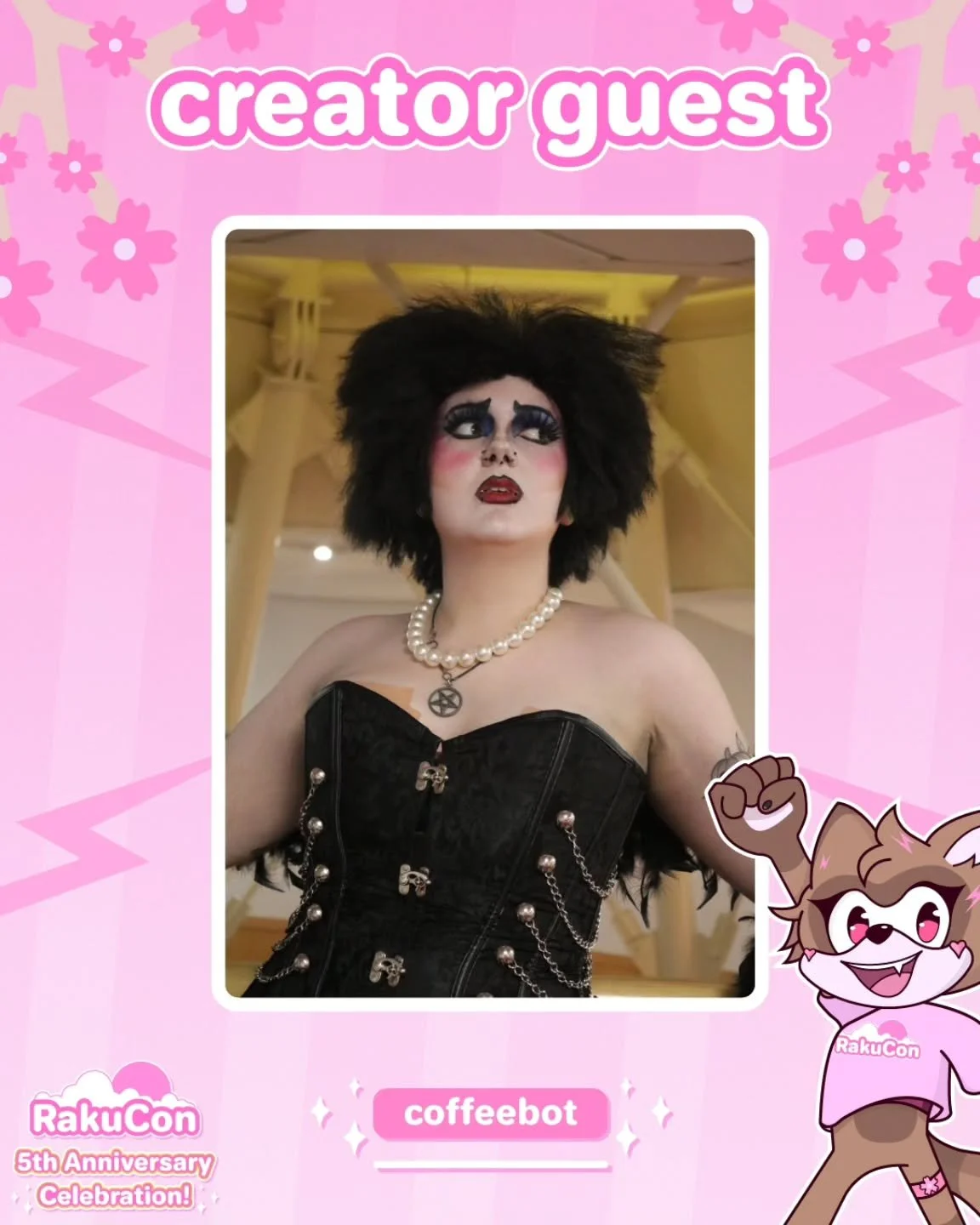 ✨ Creator guest announcement! ✨ 
We're excited to announce that @coffeebot_cosplays will be joining us at RakuCon! 🌸

📸 by @photoger.aero

#convention #animeconvention #ukconvention #comiccon #rakucon