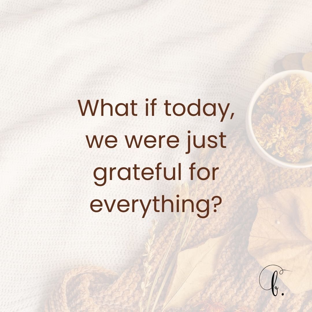 This Thanksgiving, what if we focused on being grateful for everything? Practicing gratitude can profoundly shift our perspective, helping us appreciate the little things that often go unnoticed. By acknowledging both the highs and lows, we can foste