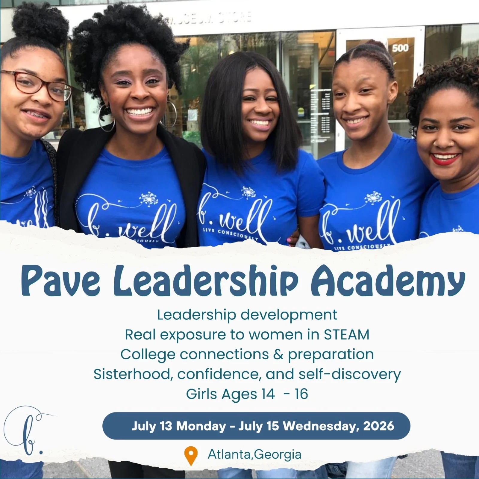 PAVE Leadership Academy Atlanta 2026 | Leadership &amp; STEAM Program for Girls Ages 14–16