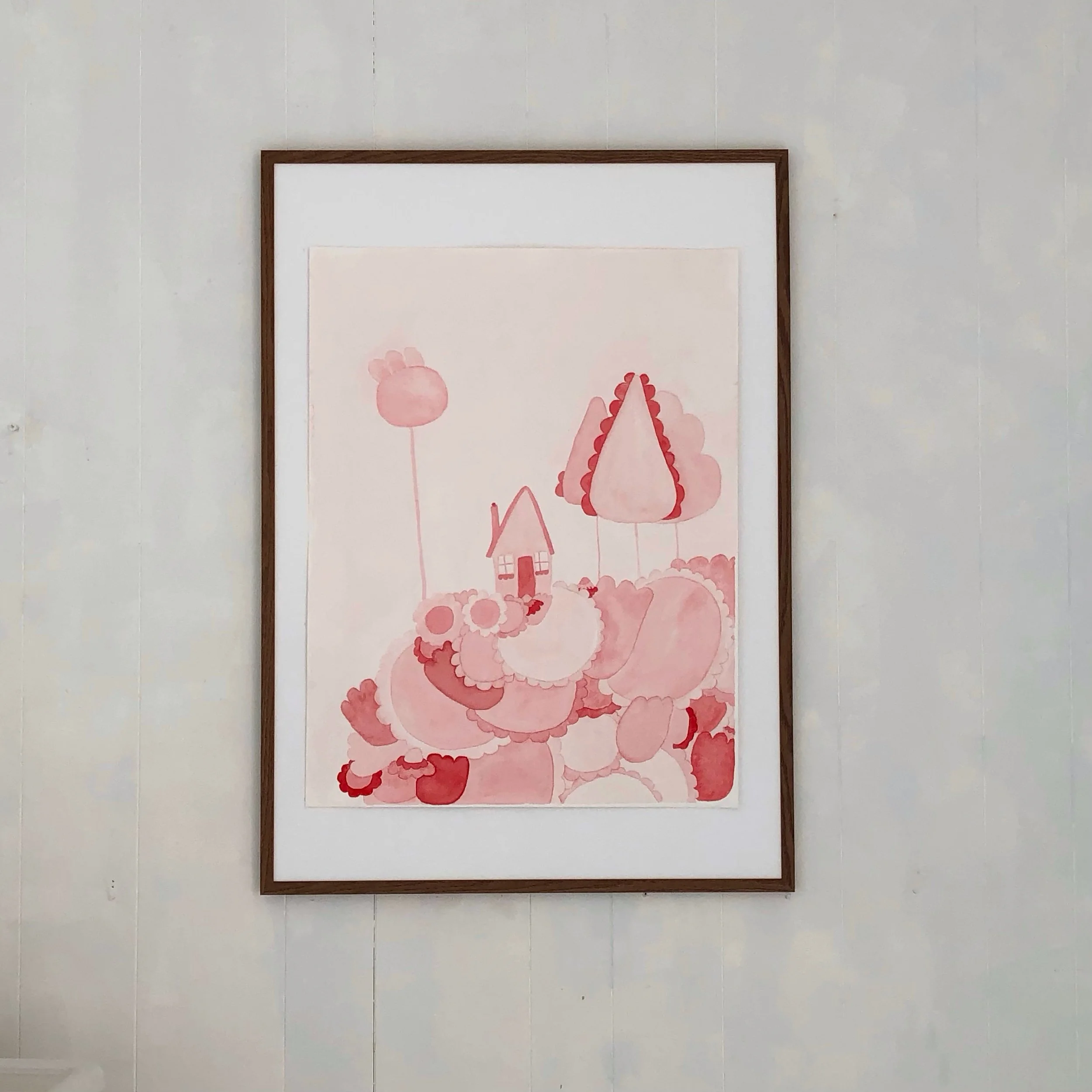 Cultured In Domestic Weaponry. Watercolour on 450gsm Paper: 50x65cm. For further information and availability please email: kellyconnorartist@gmail.com