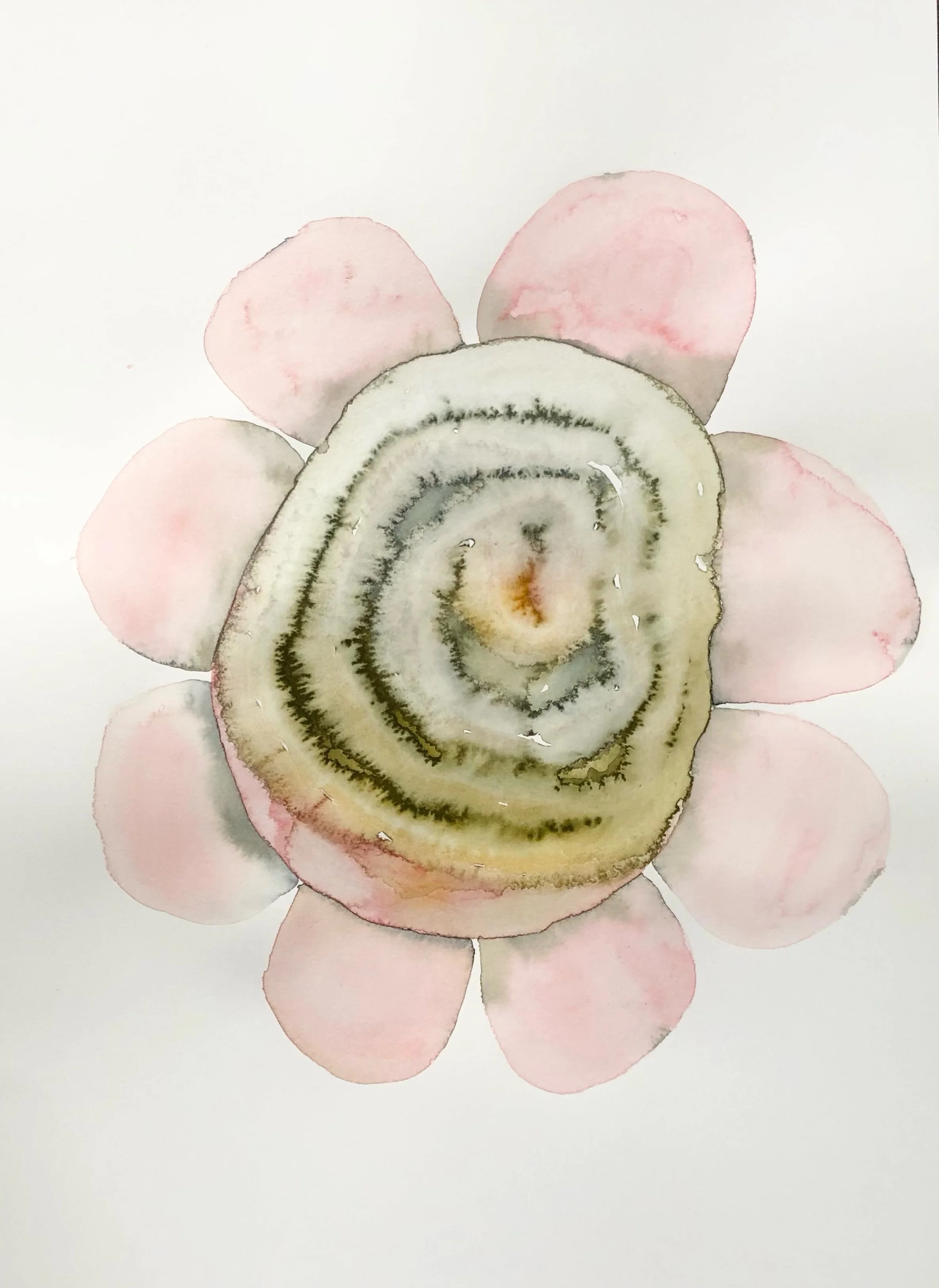 Sometimes I Just Really Need It To Be Flowers 02. Original Watercolour