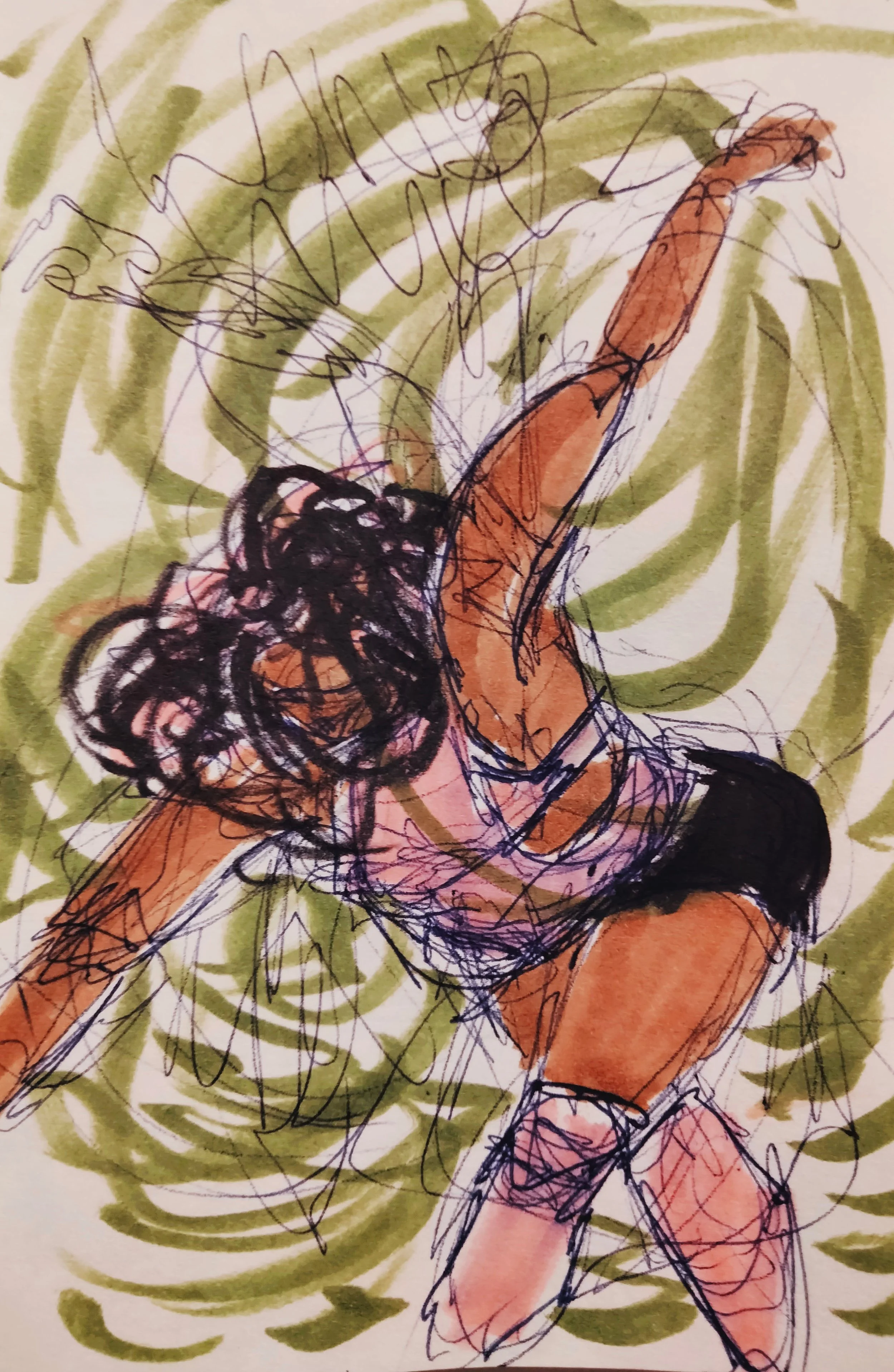 "Windmill"

Pit Series 

ballpoint and marker, 3.5"x5"
2021