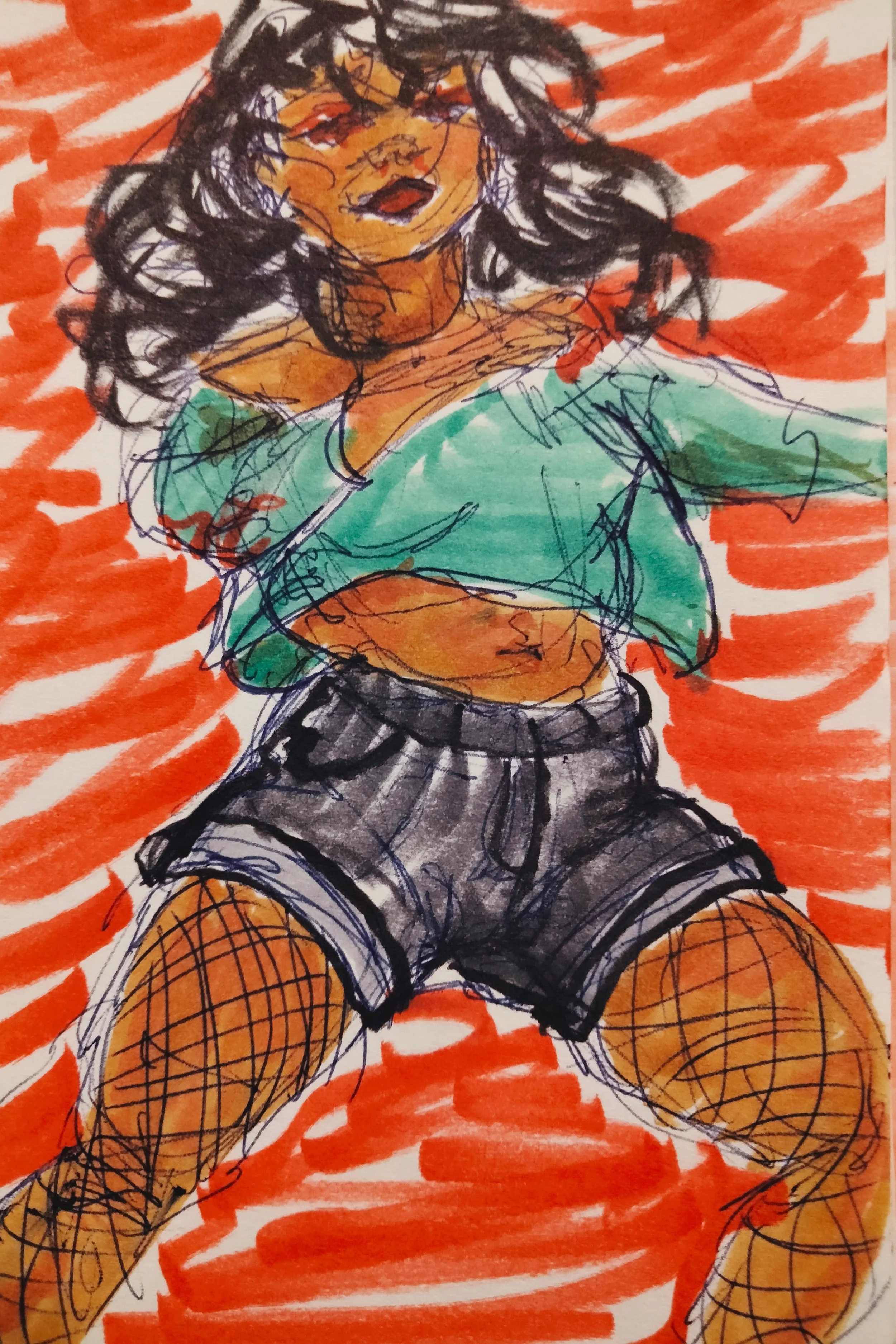 "Bounce"

Pit Series

ballpoint and marker, 3.5"x5"
2021