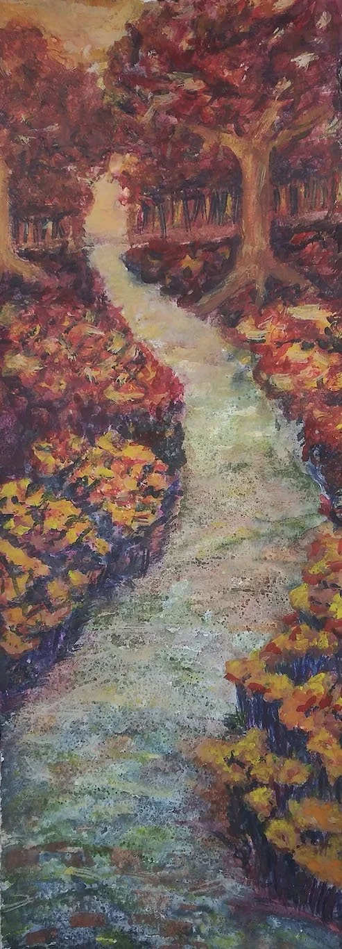 "Nosferatu Garden"

watercolor and salt on paper, 8"x20"

2020