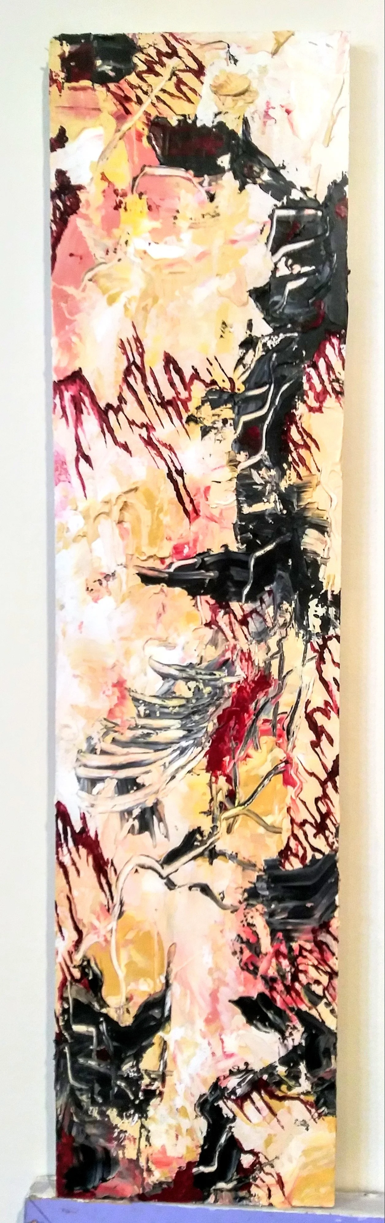 "Blos-fol"

acrylic on wood, 10"x20"

2020