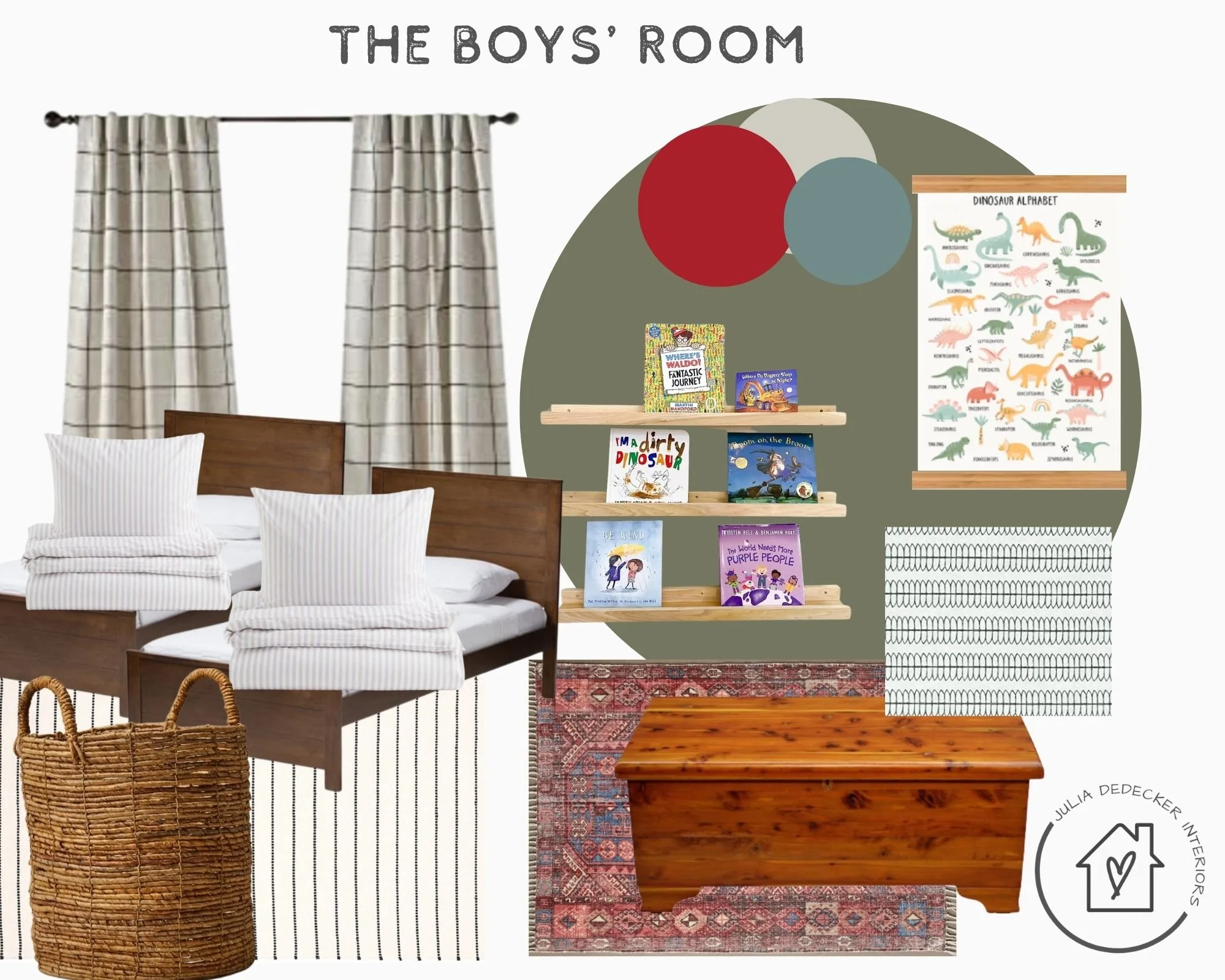 Boys Room Mood Board