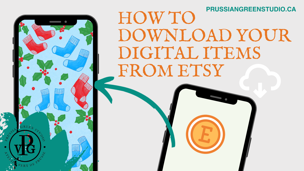 How To Download Your Digital Items from Etsy