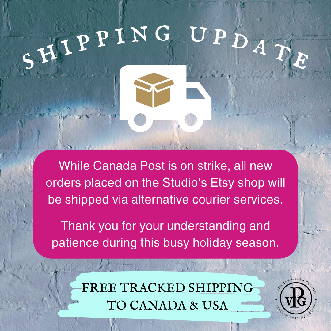 November 2024: Shipping Update // Novembre 2024: Mise à jour sur l'expédition