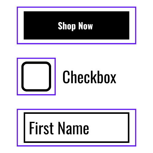 Focus Indicator Examples Buttons | James L. Warnken