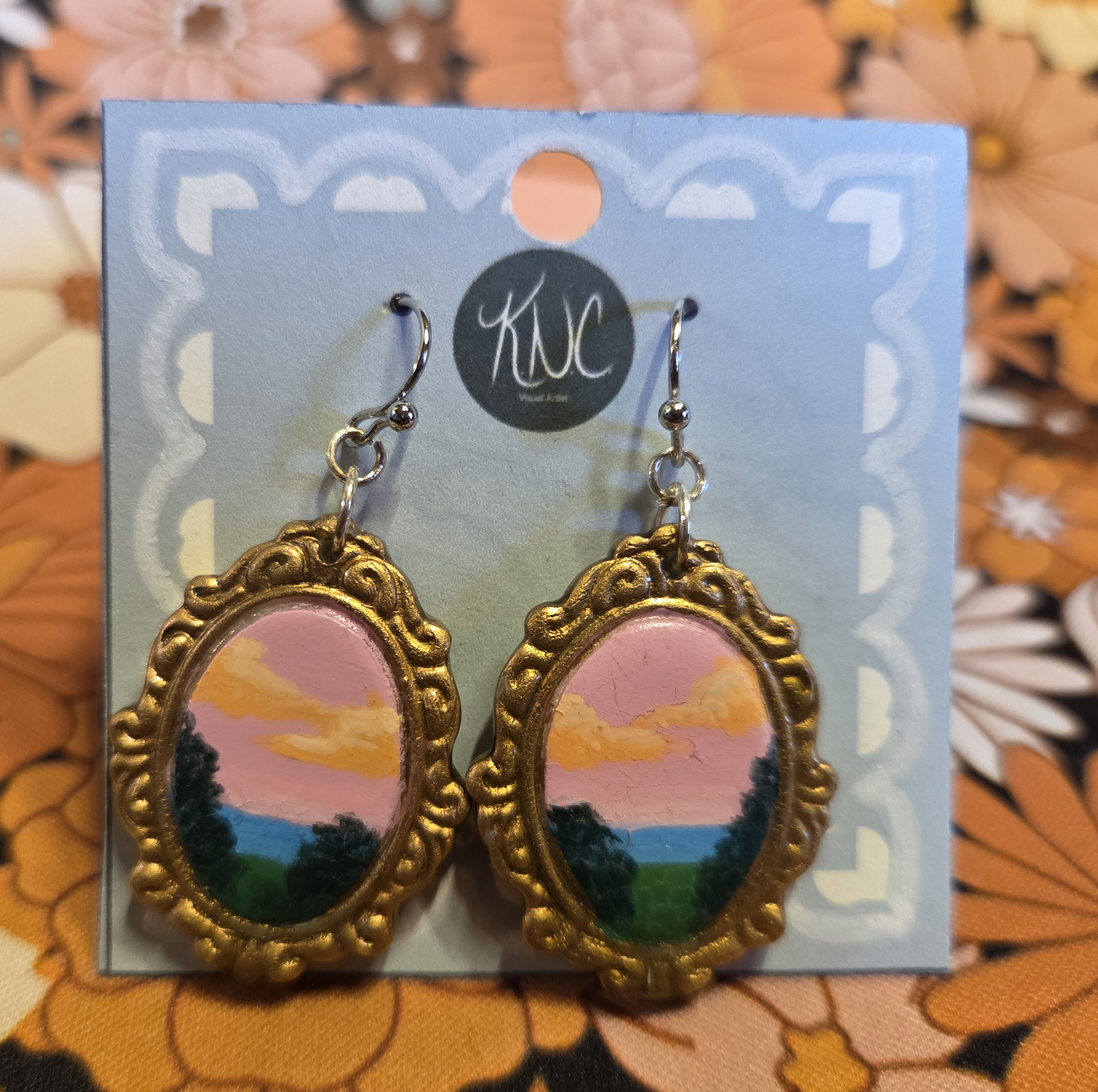 Pink Sunset Oval Frame 2.png