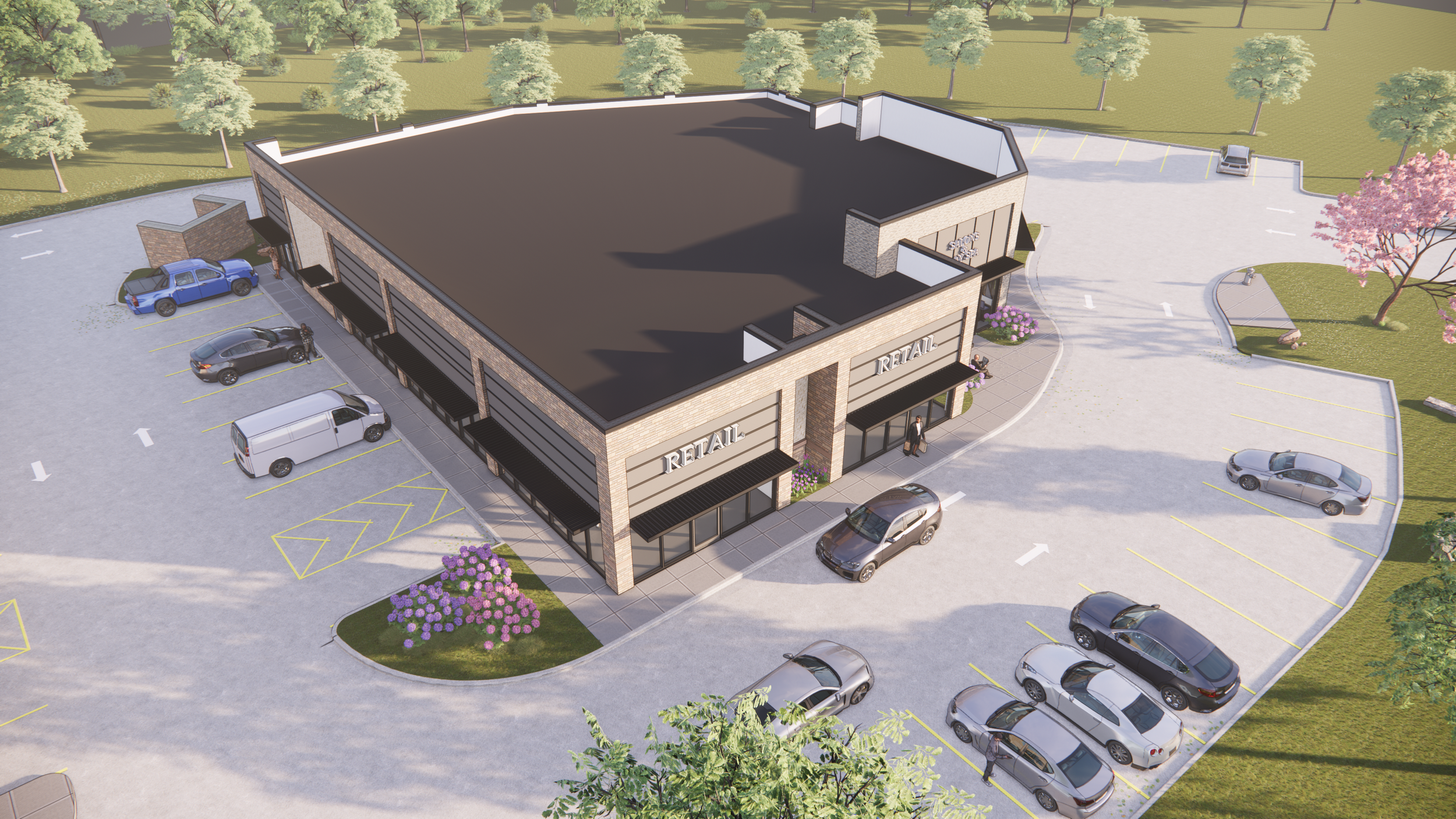 Skyridge Retail Building | Commercial Building Architecture | Texas — B ...