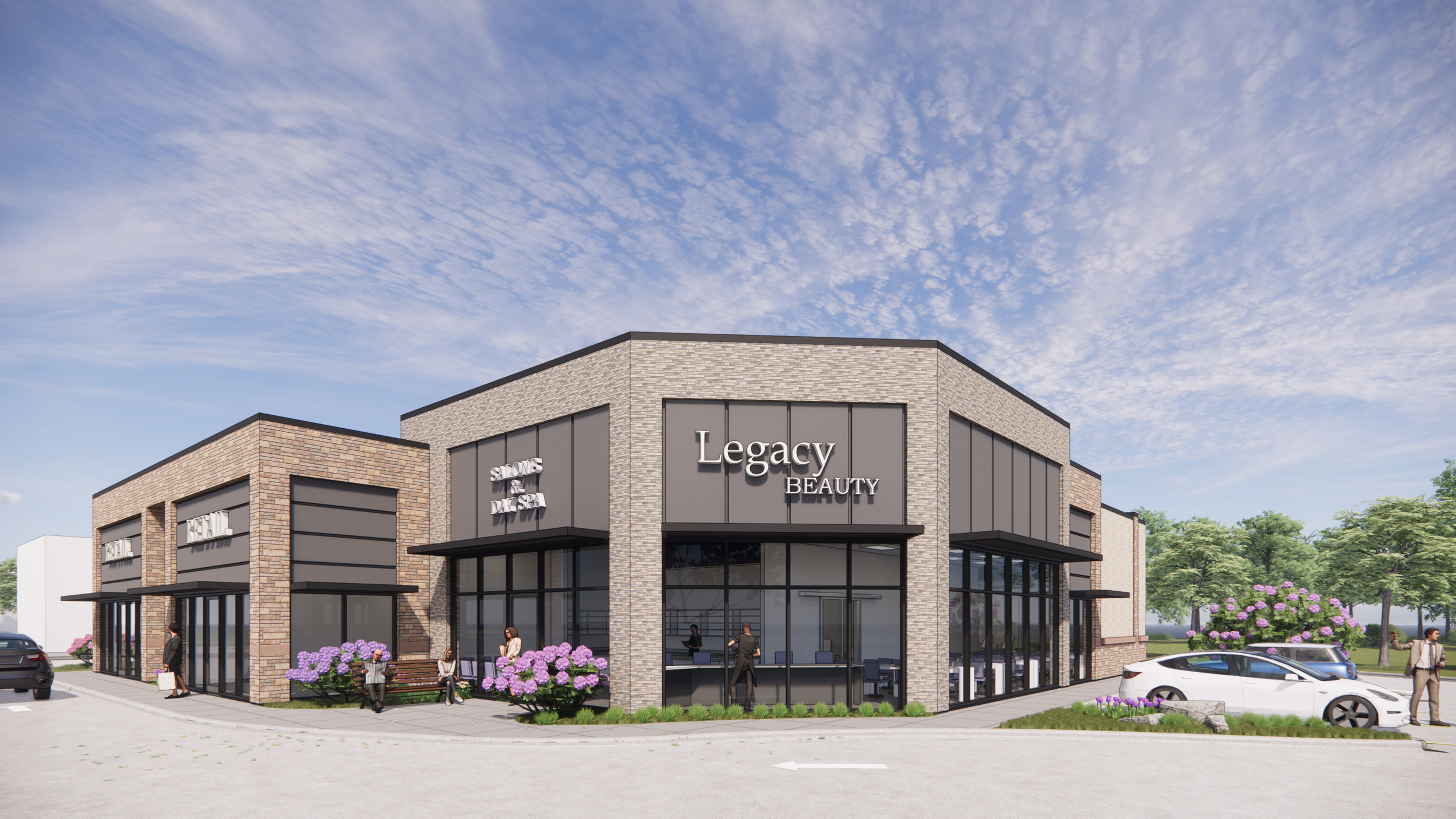 Building With Retail Skyridge Retail Building | Commercial Building Architecture | Texas — B ...