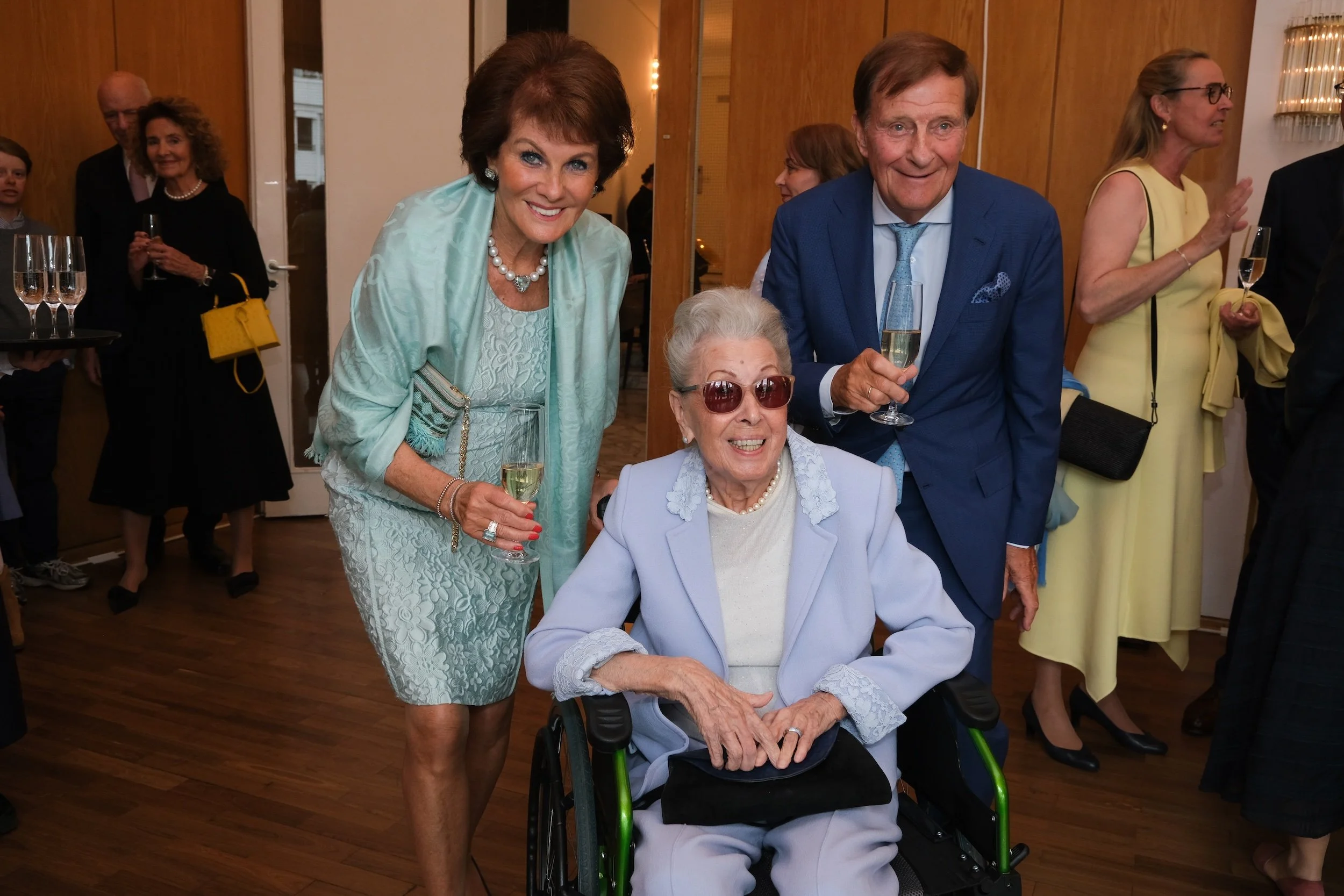 Rita Feldmann, Else Schnabel und Harald Feldmann