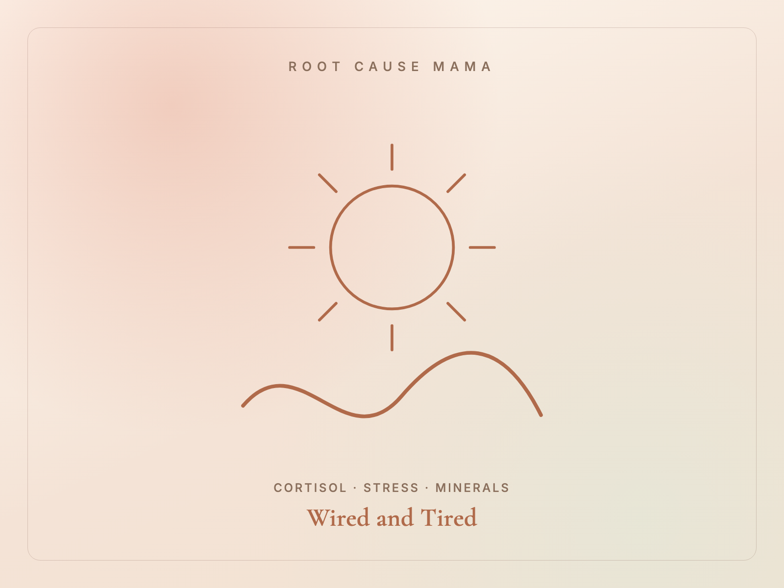 Wired and Tired: Why Cortisol, Stress and Your Minerals Are All Tangled Together