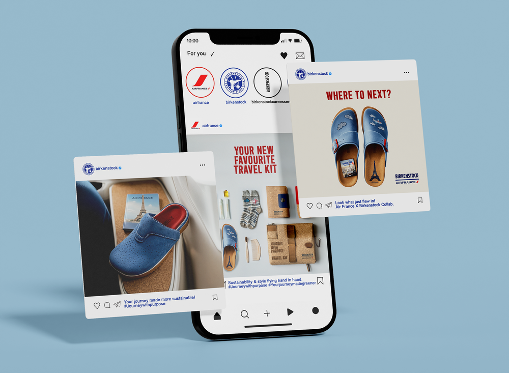 Birkenstock x Air France — visual 3