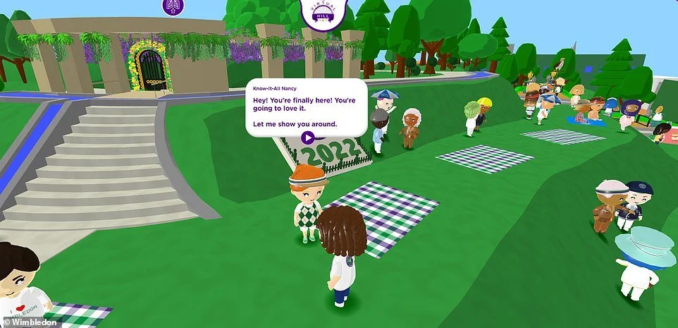 Wimbledon / Amex — The Virtual Hill — visual 1