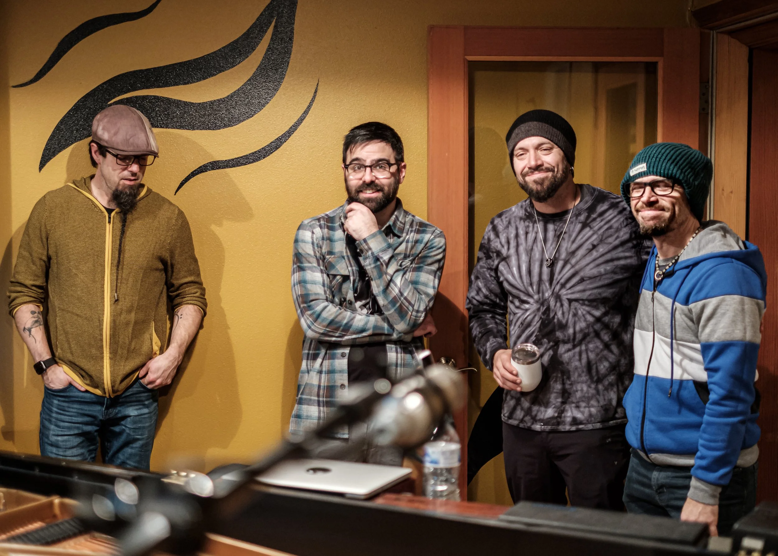 Group Photo (left to right: Damian, Grant, Carmelo, Reinhardt)