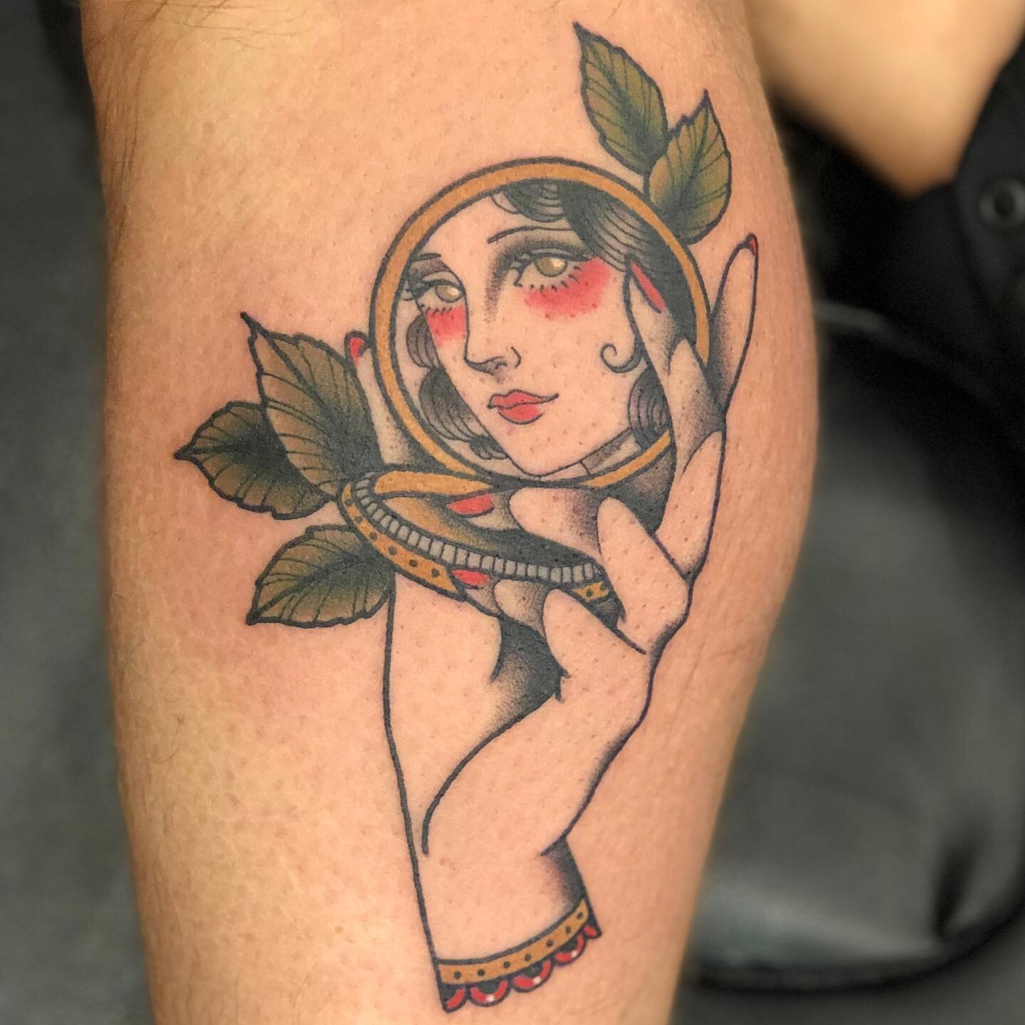 Last tattoo for the weekend up here at the @roccitytattooexpo  Thanks for having me again, looking forward to next year!