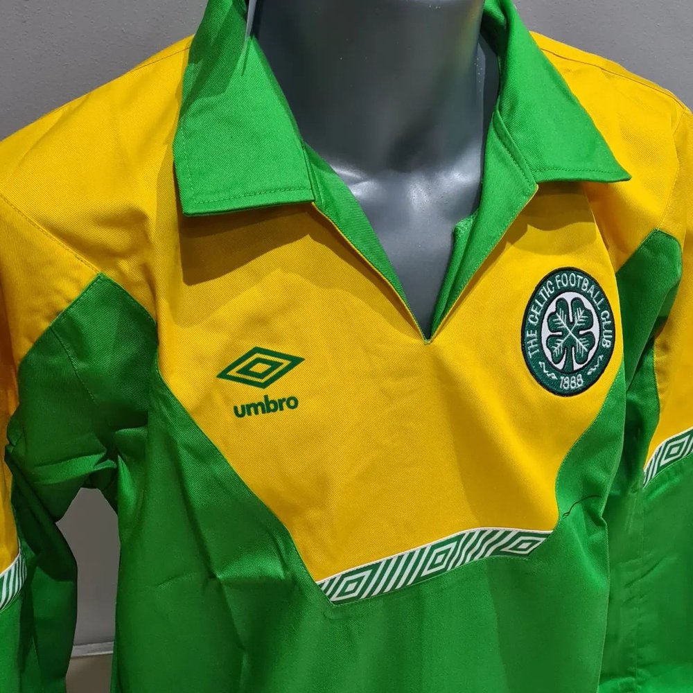 Football shirt soccer FC Celtic Glasgow Hoops Home 2003/2004 Umbro jersey  Mens S