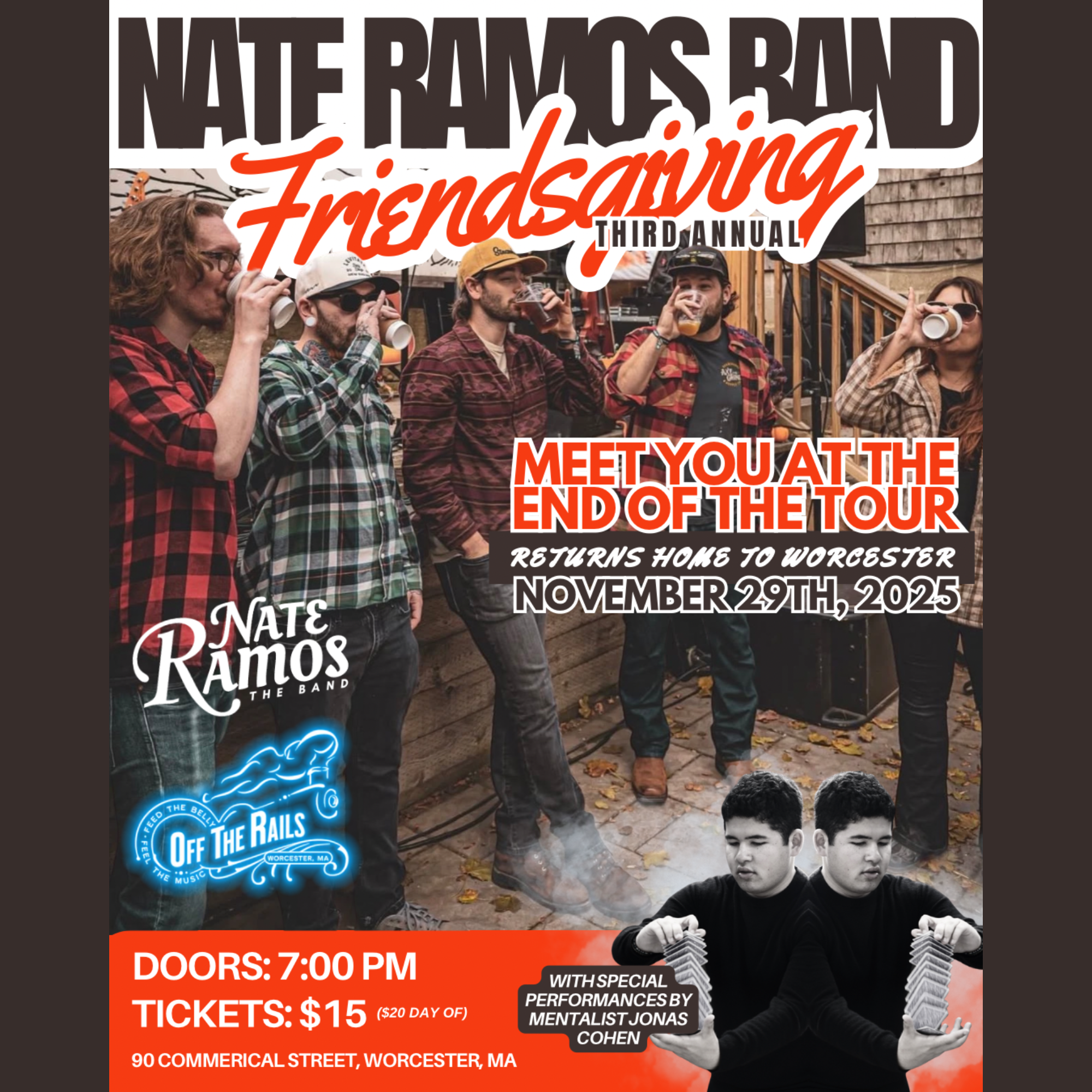 Nate Ramos Band at Friendsgiving at Off the Rails