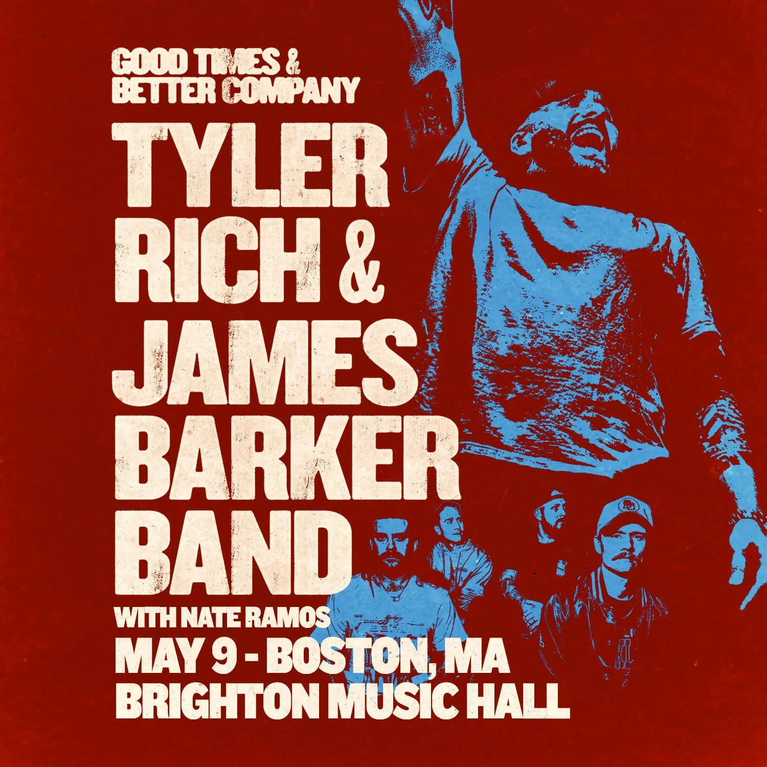 Brighton Music Hall Opening for Tyler Rich &amp; James Barker Band - Nate Ramos