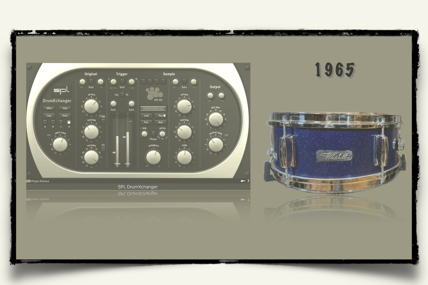 1965 Whitehall by Pearl Snare Drum sounds for SPL DrumXchanger