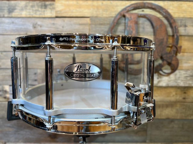 Pearl Acrylic Snare Drum Samples