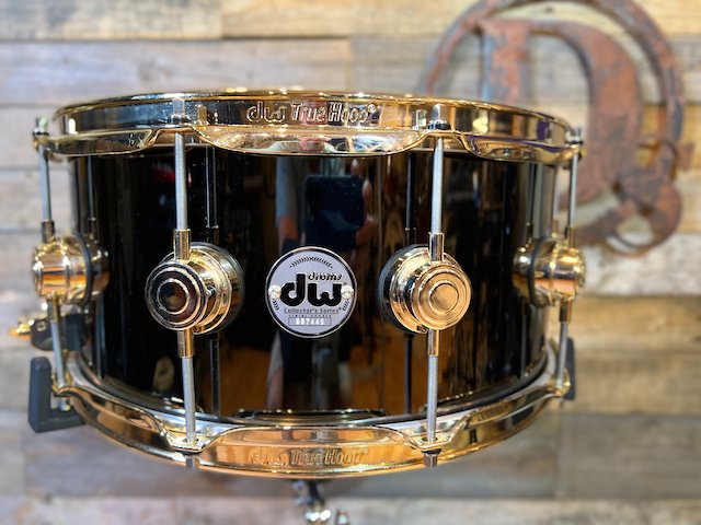DW Collector's Black Nickel over Brass Snare Drum Sample — Drum Sound Studios