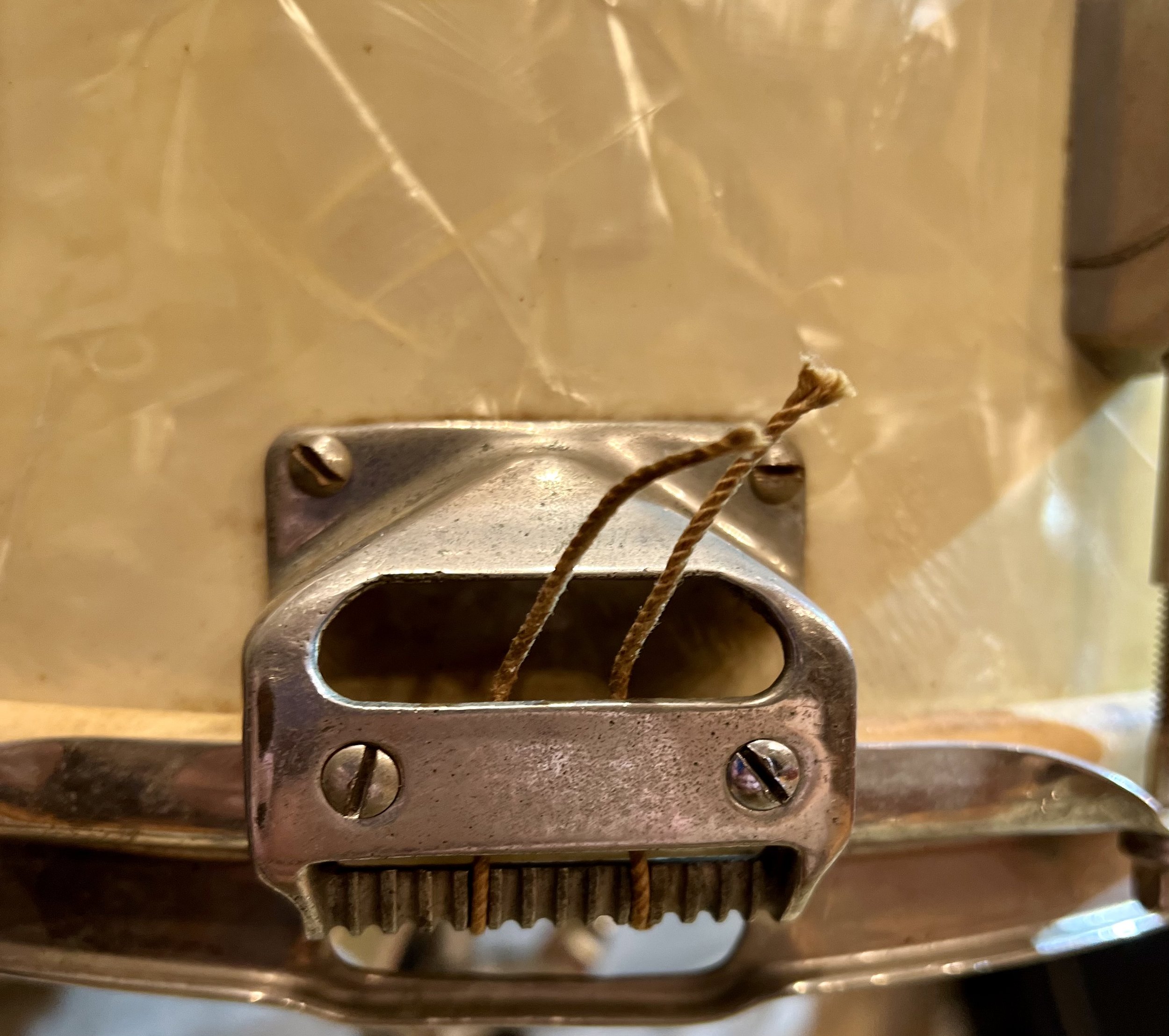 1937 Ludwig Single Sensitive strainer