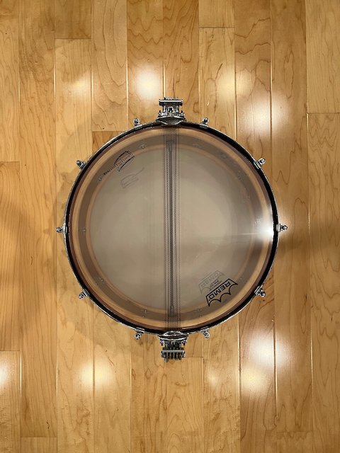 1929 Ludwig Solid Mahogany Snare Samples