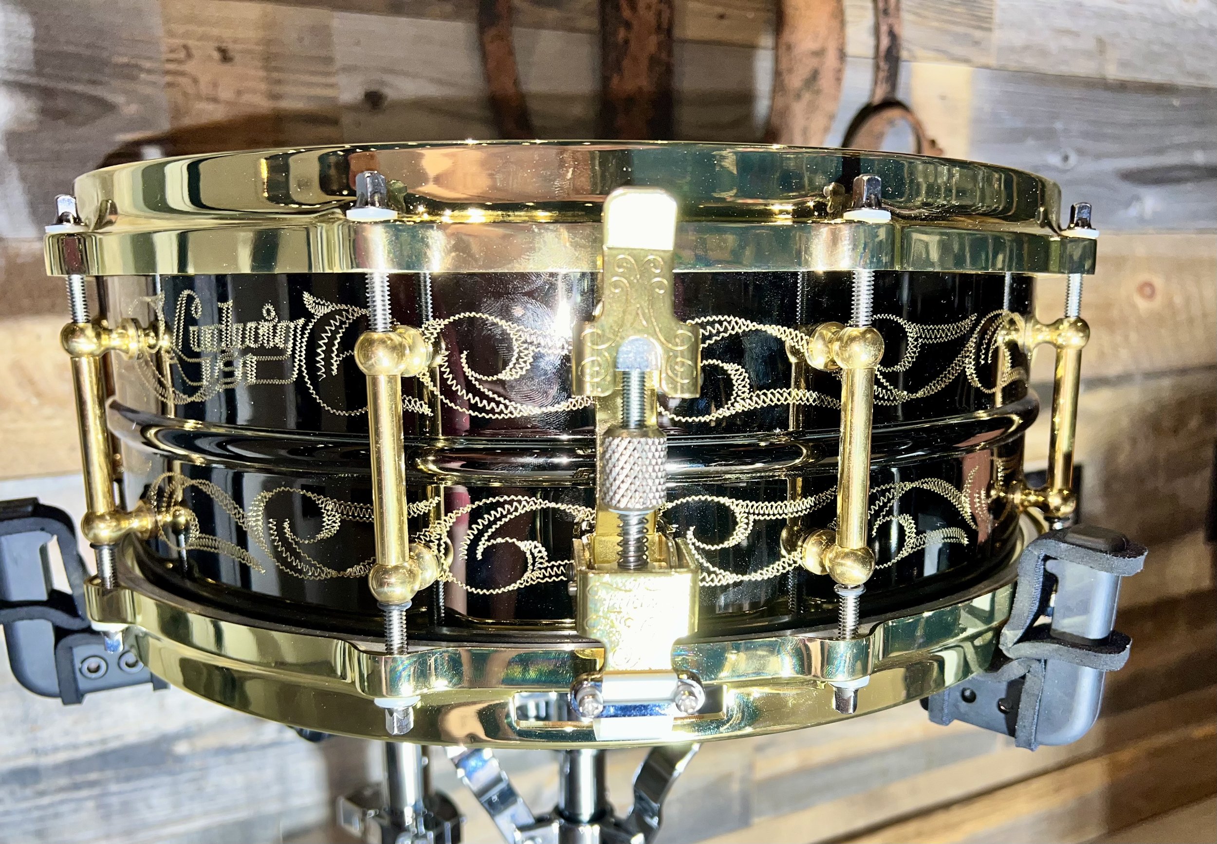 Gold Ludwig Snare Throw-off