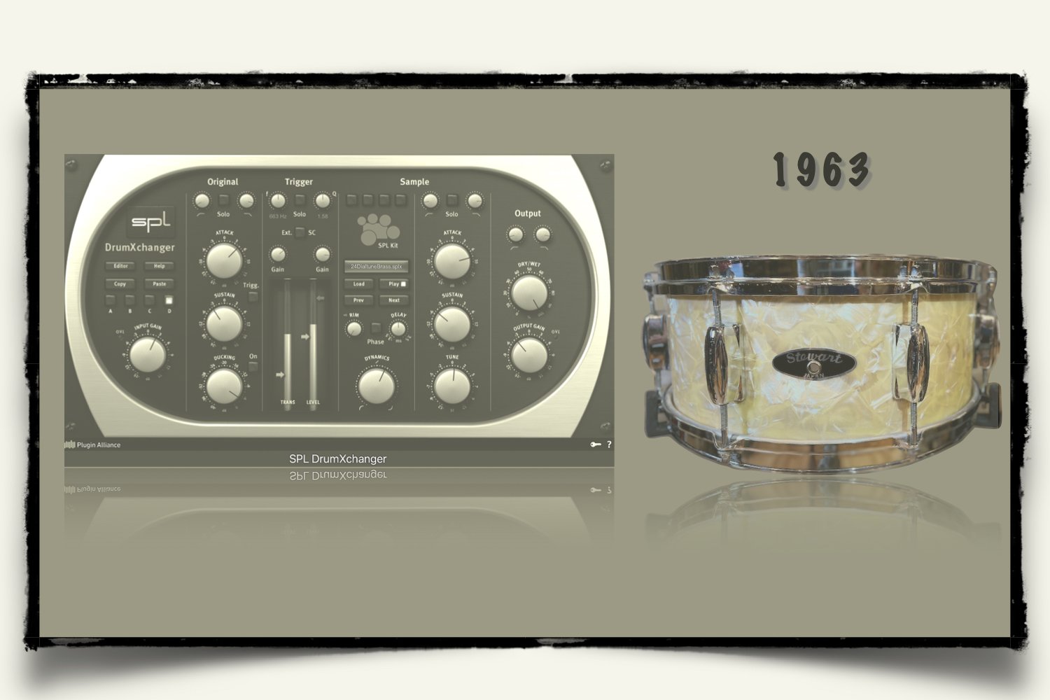 1963 Stewart by Tama snare sounds forSPL DrumXchanger