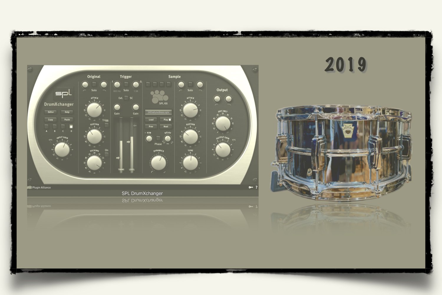2019 Ludwig LM402 Supraphonic Snare sounds for SPL DrumXchanger