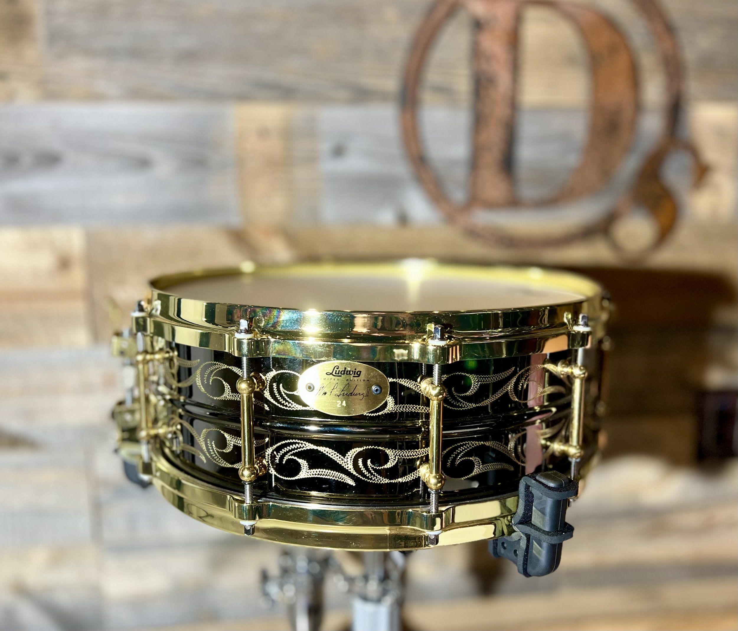Engraved Black Beauty Snare