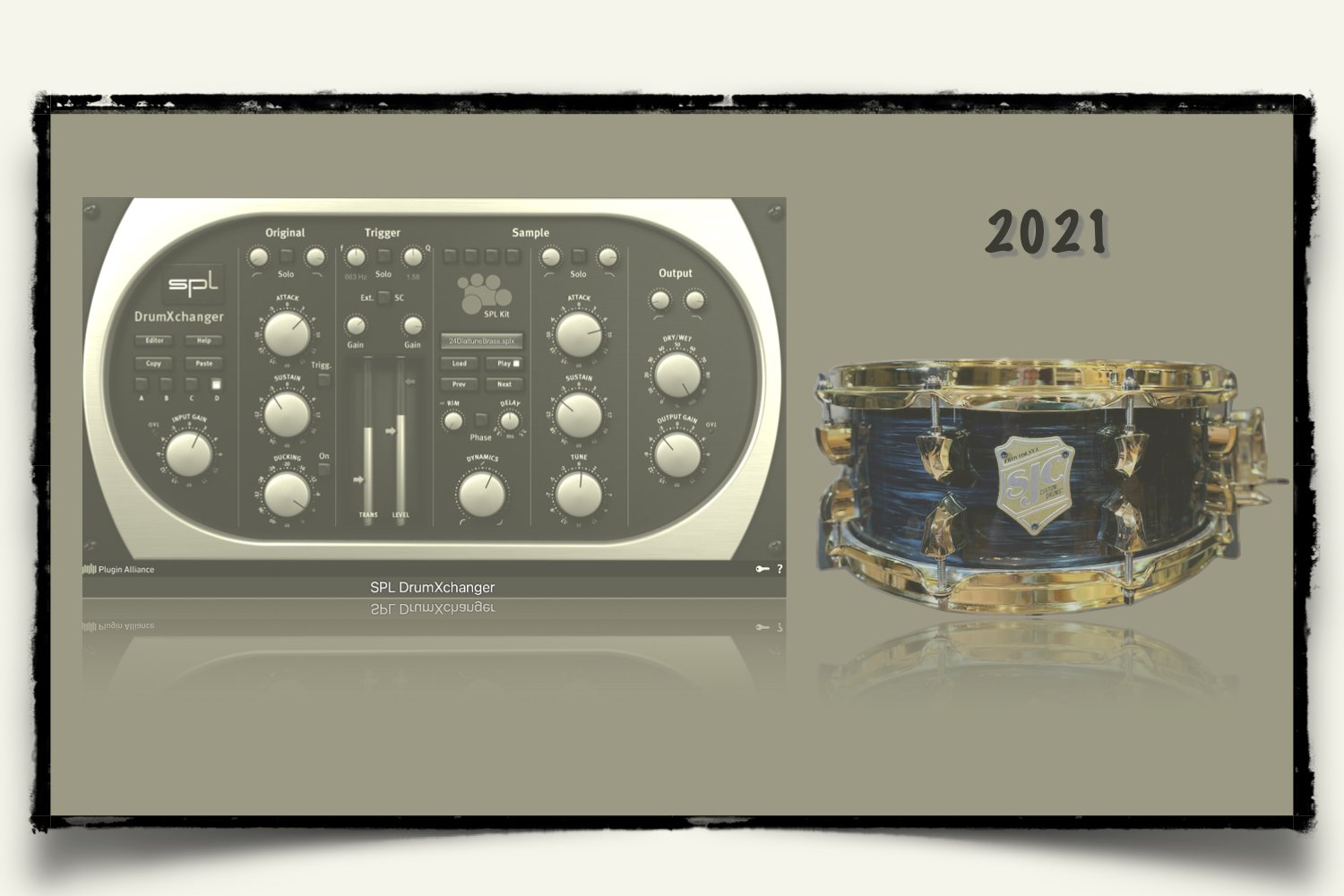 2021 SJC Custom Providence Maple snare sounds for SPL DrumXchanger