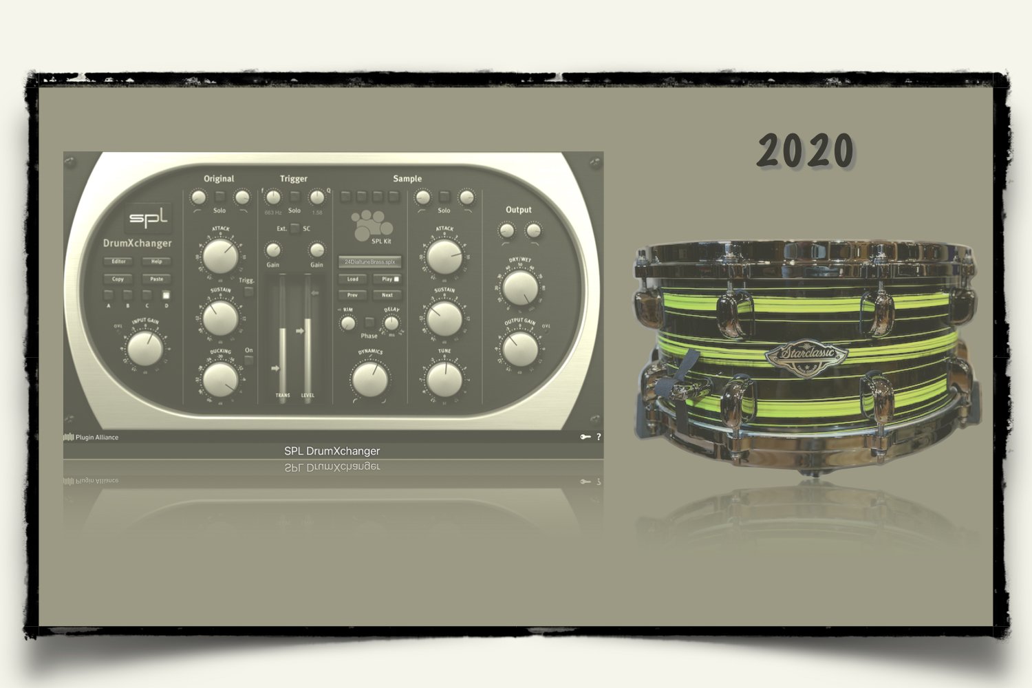 2020 Tama Starclassic Walnut-Birch Snare Drum Samples for SPL DrumXchanger