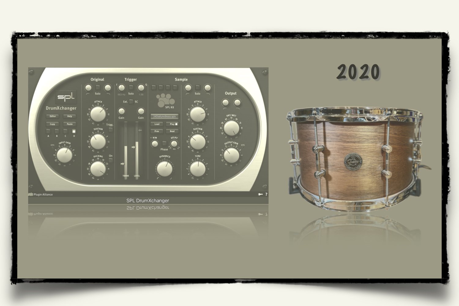 2020 Gretsch Swamp Dog Mahogany Snare Drum