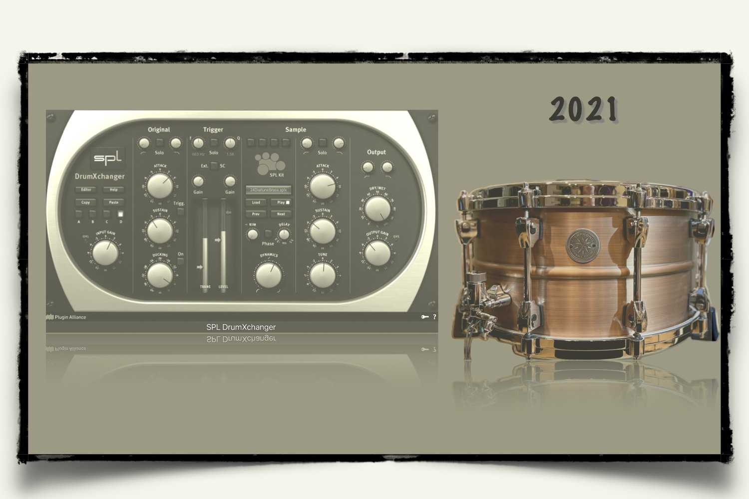 2021 Tama Starphonic Copper Snare samples for SPL DrumXchanger