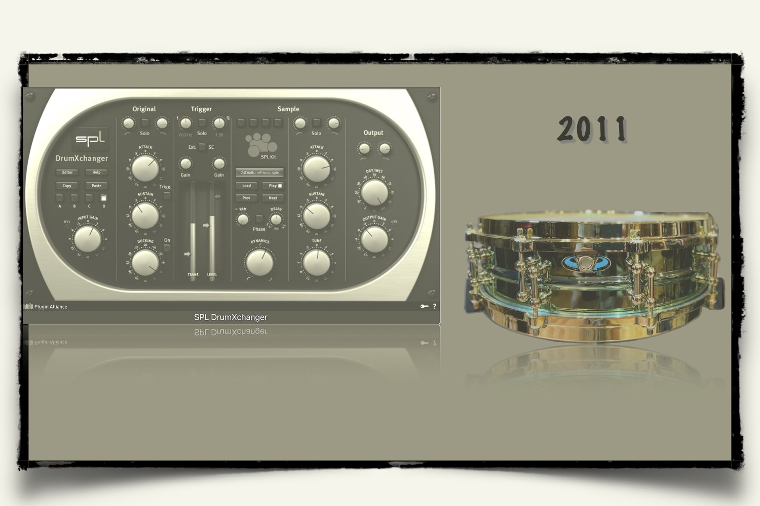 2011 Ludwig Carl Palmer Signature snare sounds for SPL DrumXchanger plug-in