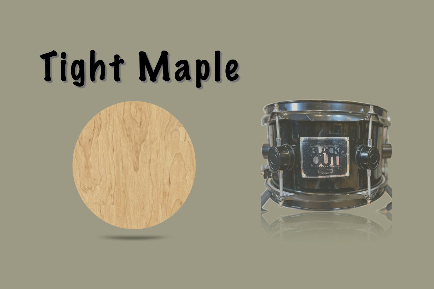 Tight Maple Snare Drum Sound