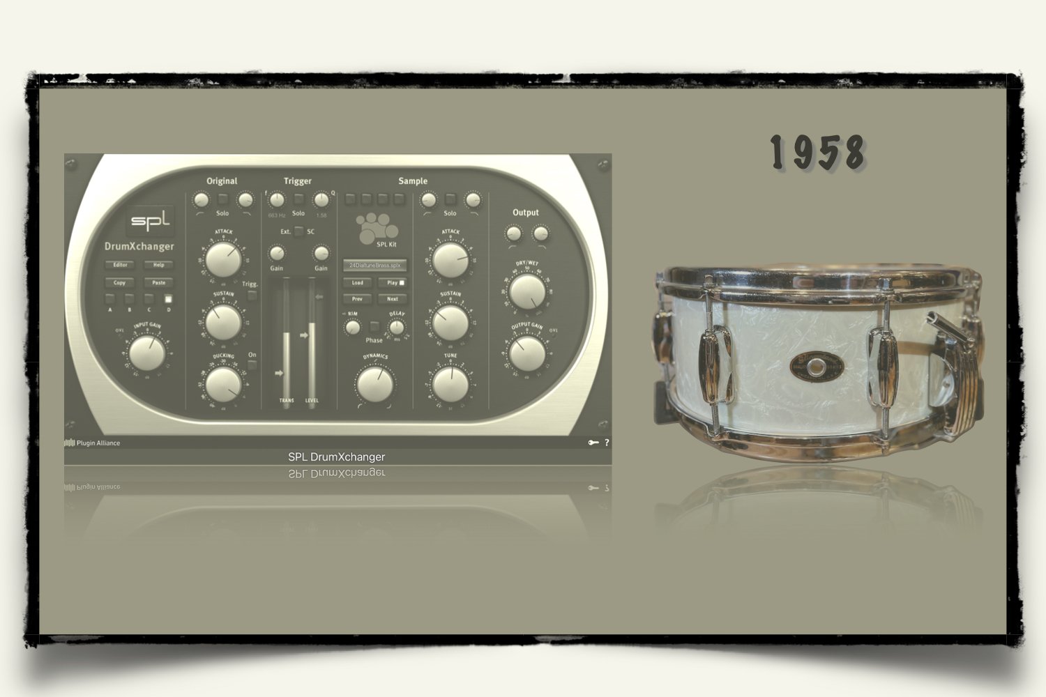 1958 Slingerland Super Gene Krupa Radio King snare Drum