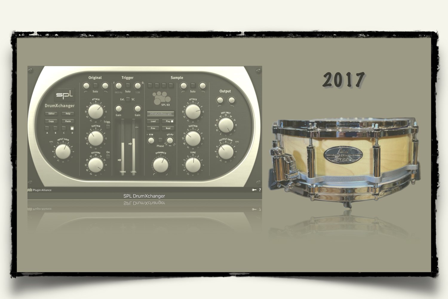 2017 Pearl FFS Maple Snare sounds for SPL DrumXchanger