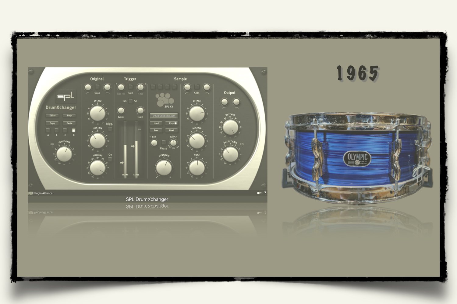 1965 Premier Olympic snare sounds for SPL DrumXchanger